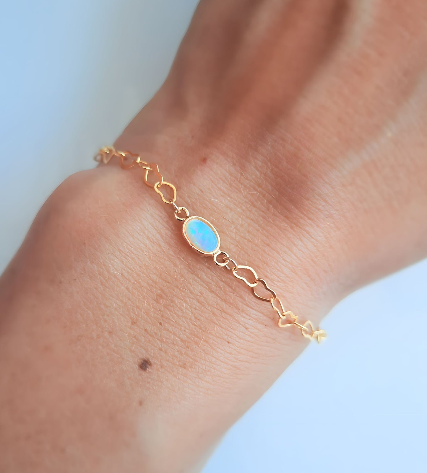 HEART opal bracelet