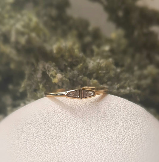 GEOMETRIC bar ring