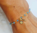 TANZANITE rosary bracelet