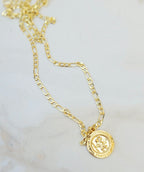 St. CHRISTOPHER gold-filled necklace
