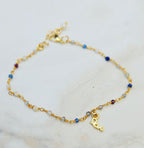 TINY beaded fluorite rosary